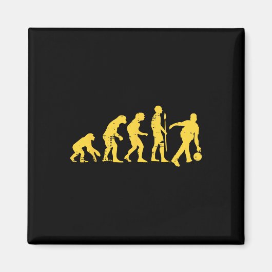 Aimant Bowler Funny Bowler Hommes Femmes Enfant (Devant)