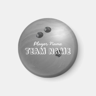 Aimant Bowling Ball Grey