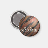 Aimant Bowling Ball Tiger Orange (Recto/Verso)