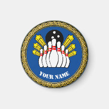 Bowling personnalisé - Ajouter un nom - Bleu