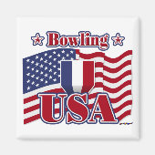 Aimant Bowling USA (Devant)