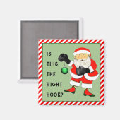 Aimant Boxe cadeau de Noël (Recto/Verso)