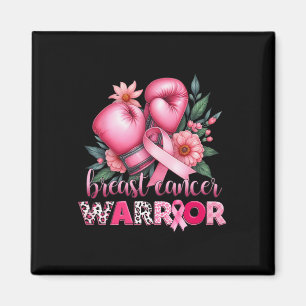 Aimant Boxe Cancer du sein Guerrier cancer du sein rose A