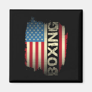 Aimant Boxe Drapeau Patriotique Usa Kickboxer Kickboxer G