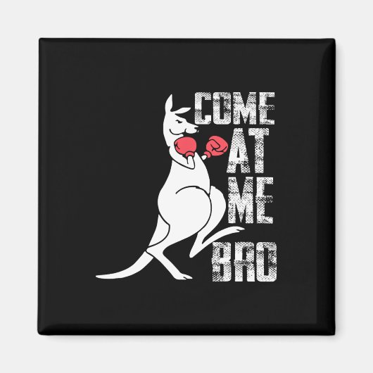 Aimant Boxe Kangaroo Venez À Moi Bro Jumping Kangaroos (Devant)
