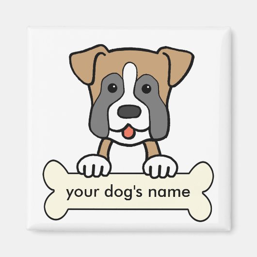 Aimant Boxe personnalisée (Devant)