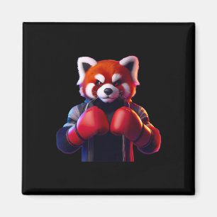 Aimant Boxe Red Panda Boxer Kickboxer Mixed martial art C