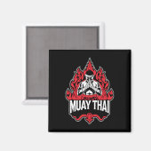 Aimant Boxe thaïlandaise Muay 1 (Recto/Verso)