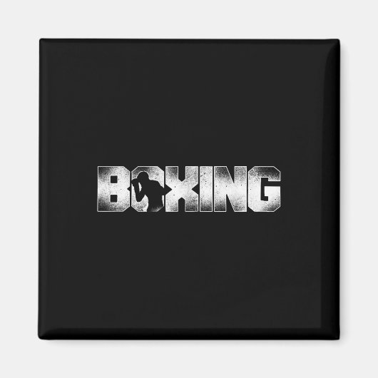Aimant Boxe Vintage (Devant)