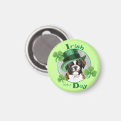 Aimant Boxer de la Saint Patrick (Recto/Verso)