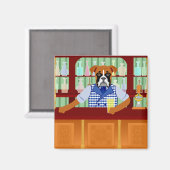 Aimant Boxer Dog Beer Pub (Recto/Verso)