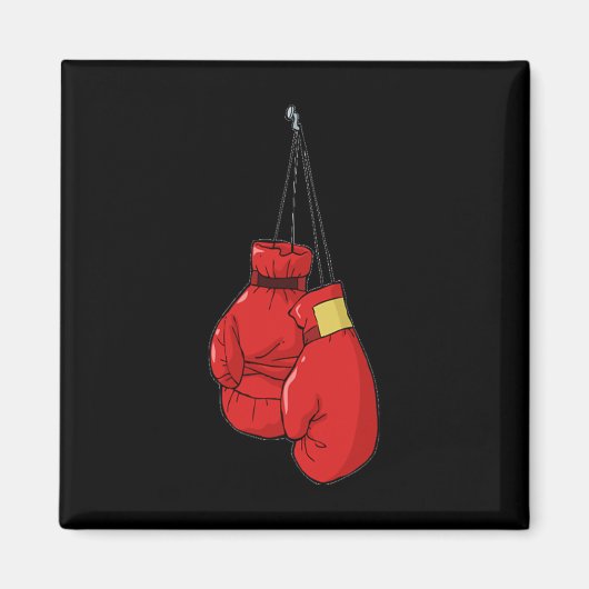Aimant Boxer Gants Uni Boxer. (Devant)
