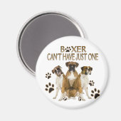 Aimant Boxer ne peut pas avoir seulement un cadeau (Recto/Verso)