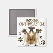 Aimant Boxer ne peut pas avoir seulement un cadeau (Recto/Verso)