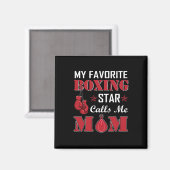 Aimant Boxeur Star de boxe préférée appelle idée cadeau m (Recto/Verso)