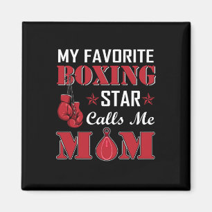 Aimant Boxeur Star de boxe préférée appelle idée cadeau m