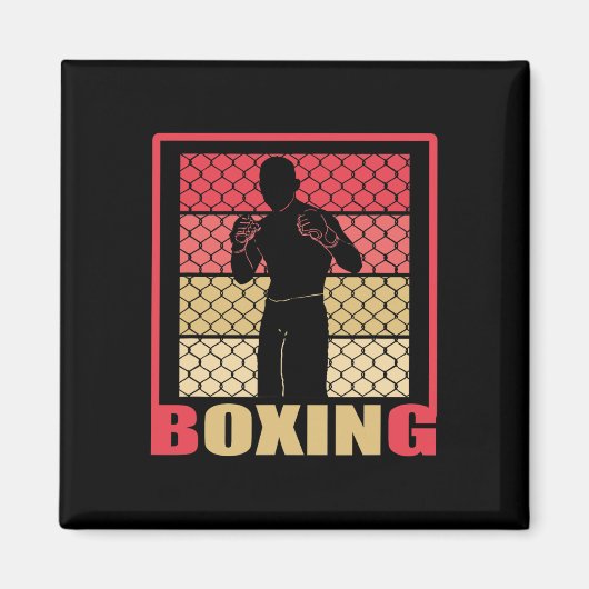 Aimant Boxing Forever - Ventilateur De Boxe - Boxer - Box (Devant)