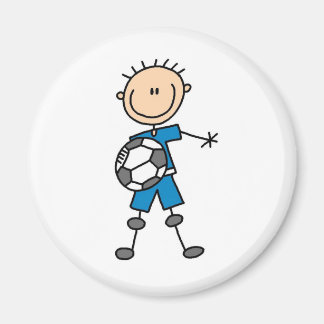 Aimant Boy Blue Uniform Soccer