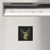 Aimant Boy Men Camo Deer Hunting Christmas Light Pajama P (In Situ (Lave-vaisselle))