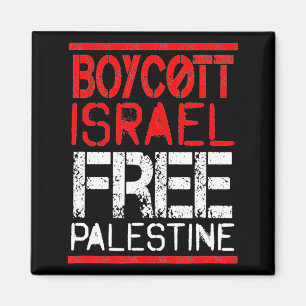 Aimant Boycott Israël Palestine Gaza Guerre Sensibilisati