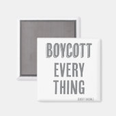 Aimant Boycott Tout (sauf bacon) (Recto/Verso)