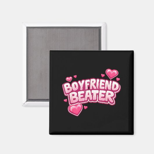 Aimant Boyfriend Beater Funny Tee  (Recto/Verso)