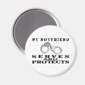Aimant Boyfriend Serve Protects - Cuffs (Recto/Verso)