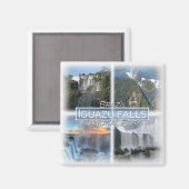 Aimant BR0121 Amérique, Brésil, Iguazu chutes, Fridge (Recto/Verso)