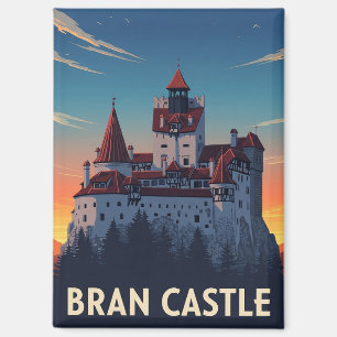Aimant Bran Castle Romania Sunset