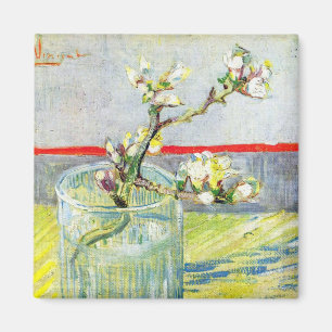 Aimant Branche d'amande en fleurs par Vincent van Gogh