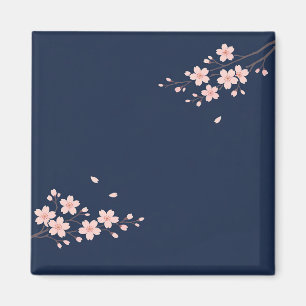 Aimant Branche de cerisier Navy