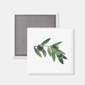 Aimant Branche d'olive (Recto/Verso)