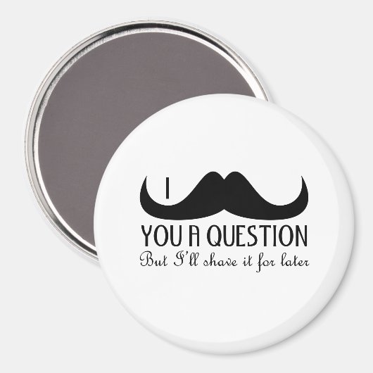 Aimant Branché et cool je vous laisse une question (Recto/Verso)