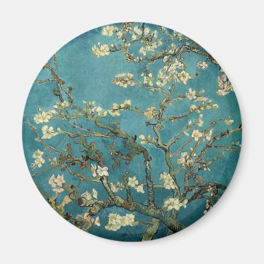 Aimant Branches d'amandes en fleurs (Devant)