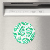 Aimant Branches d'aquarelle simples - vert (In Situ (Lave-vaisselle))