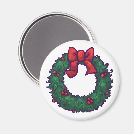 Aimant Branches de houx (Recto/Verso)