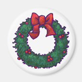 Aimant Branches de houx (Devant)