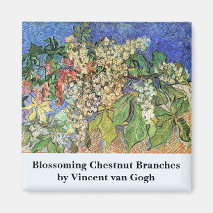 Aimant Branches de marronnier en fleurs par Vincent van G