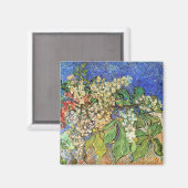 Aimant Branches en fleurs de châtaigniers (Recto/Verso)