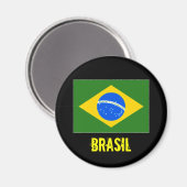 Aimant Brasil (noir) (Recto/Verso)