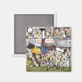 Aimant Brasil Soccer (Recto/Verso)