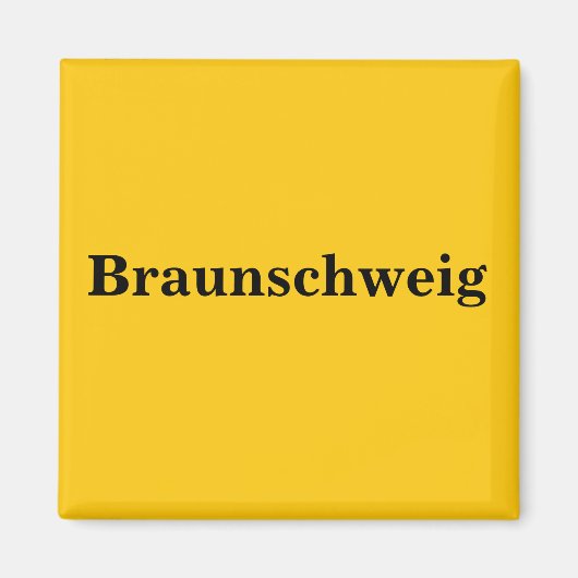 Aimant Braunschweig Schild Or Gleb (Devant)
