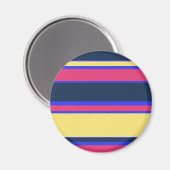 Aimant Brayures rose, jaune et bleue (Recto/Verso)