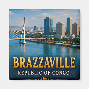 Aimant Brazzaville Congo River et Vie Urbaine Dynamique