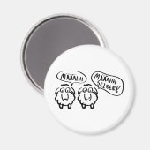 Aimant brebis schafe määähhh määähhh selber ! (Recto/Verso)