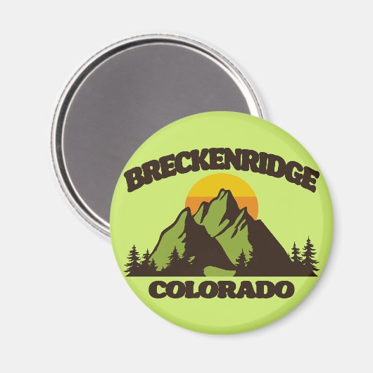 Aimant Breckenridge, Colorado (Recto/Verso)