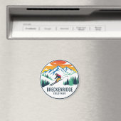 Aimant Breckenridge Colorado Skiing Skier Travel (In Situ (Lave-vaisselle))