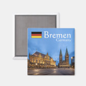 Aimant Brême Allemagne Souvenir (Recto/Verso)