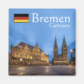 Aimant Brême Allemagne Souvenir (Devant)