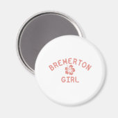 Aimant Bremerton Rose Girl (Recto/Verso)